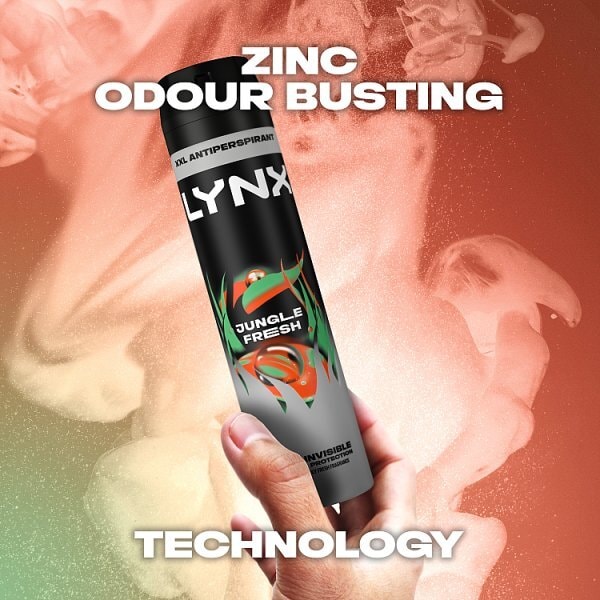 Lynx Jungle Fresh Anti-Perspirant Deodorant Aerosol 250 ml