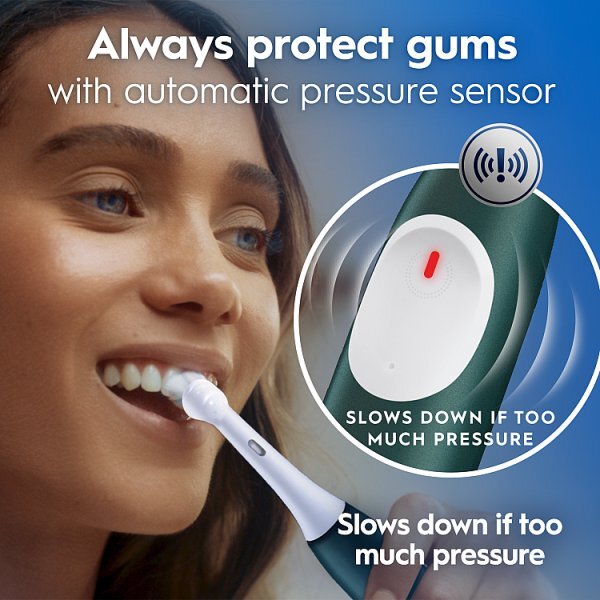 Oral-B iO2 Forest Green Electric Toothbrush + Travel Case