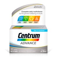 Centrum Advance Multivitamins & Minerals, 30 Tablets