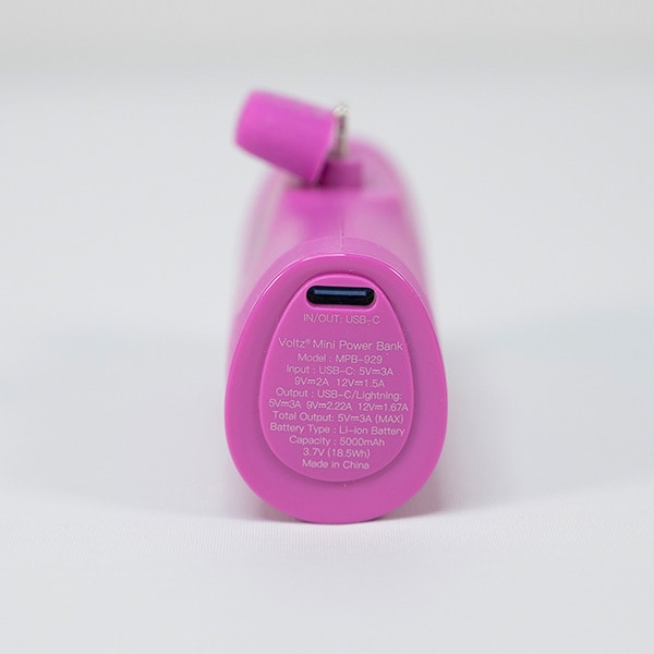 Voltz 5K Power Bank Lightning Purple