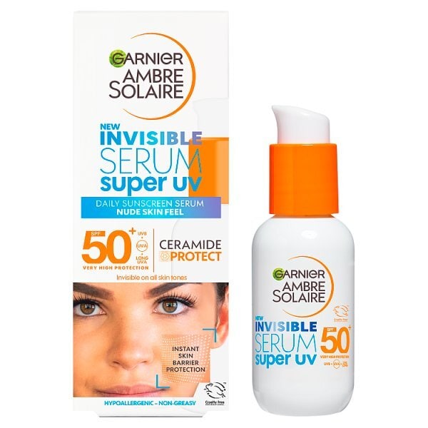 Garnier Ambre Solaire Super Uv Invisible Face Serum Spf 50+