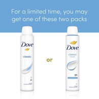 Dove Women Antiperspirant Deodorant Classic Aerosol 200ml