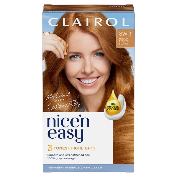 Clairol Nice'n Easy Hair Dye 8WR Golden Auburn