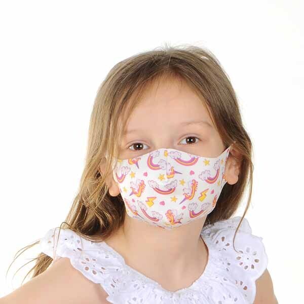 DNRprice Kids Fabric Face Covering Unicorn