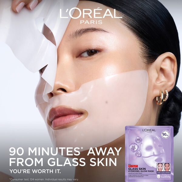 L'Oréal Paris Revitalift Filler Hydrogel Glow Mask Single Pack
