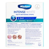 Wisdom Intense White Enamel Boost Teeth Whitening Strips