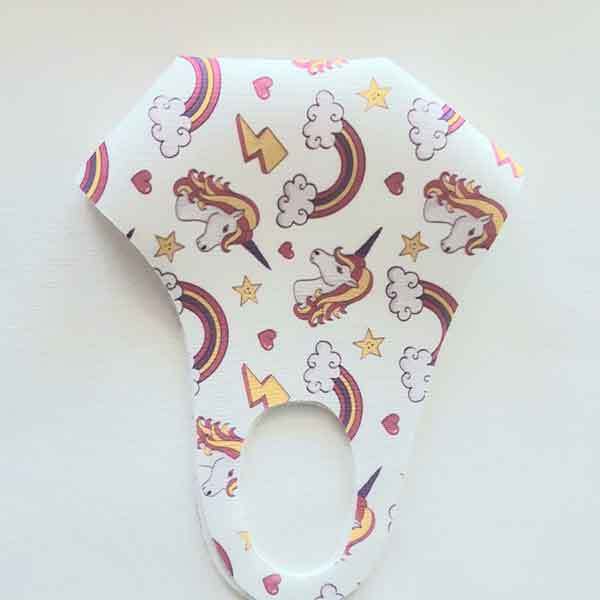 DNRprice Kids Fabric Face Covering Unicorn