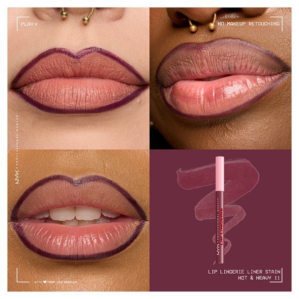 NYX Professional Makeup Lip Lingerie Liner Stain Hot & Heavy