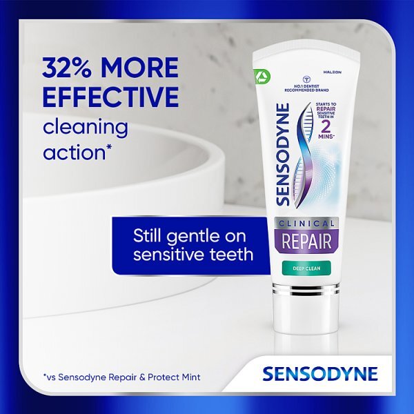Sensodyne Clinical Repair Deep Clean Sensitive Toothpaste