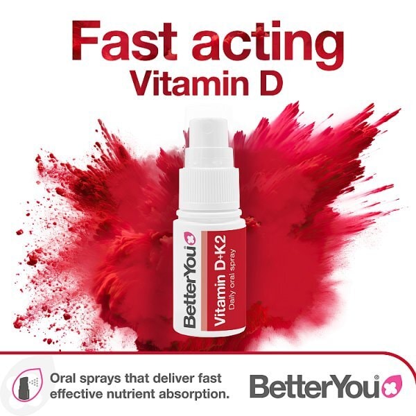 Betteryou D+K2 Vitamin Oral Spray 12ml