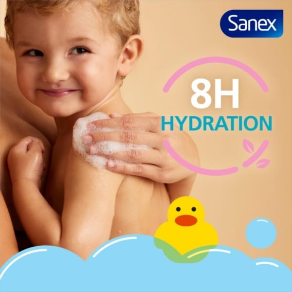 Sanex Zero% Baby Bath Foam & Shampoo 450Ml