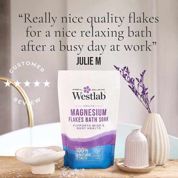 Westlab Magnesium Bath Soak Supports Mind And Body Health