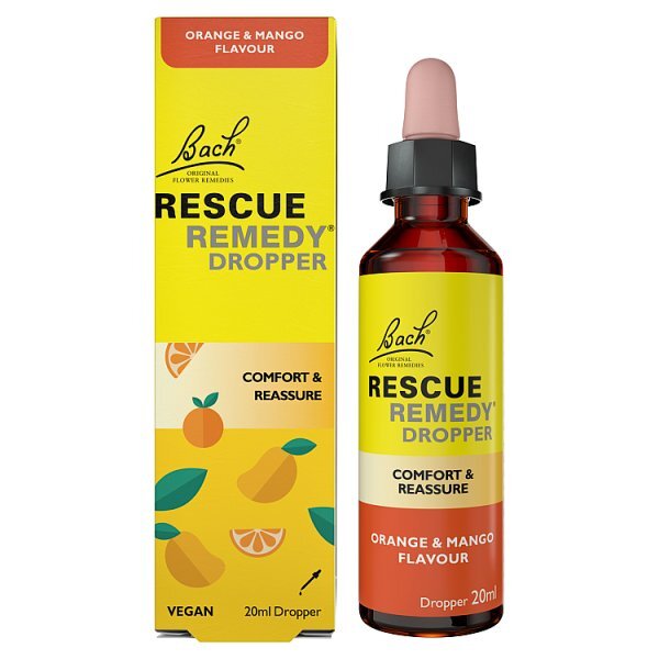 Rescue Remedy Orange & Mango Dropper 20Ml