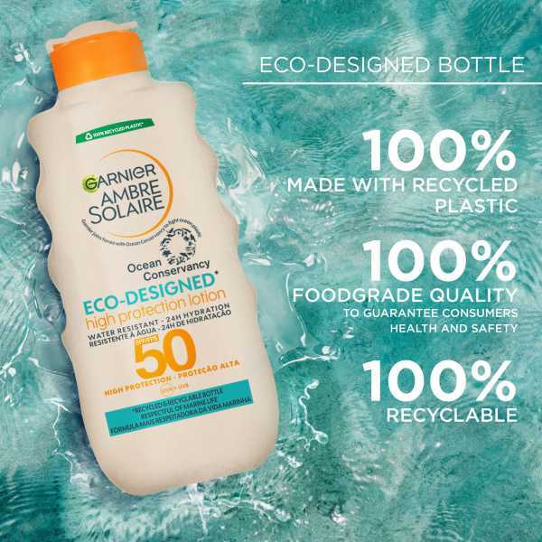 Ambre Solaire Eco Designed Sun Protection Lotion SPF50 200ml