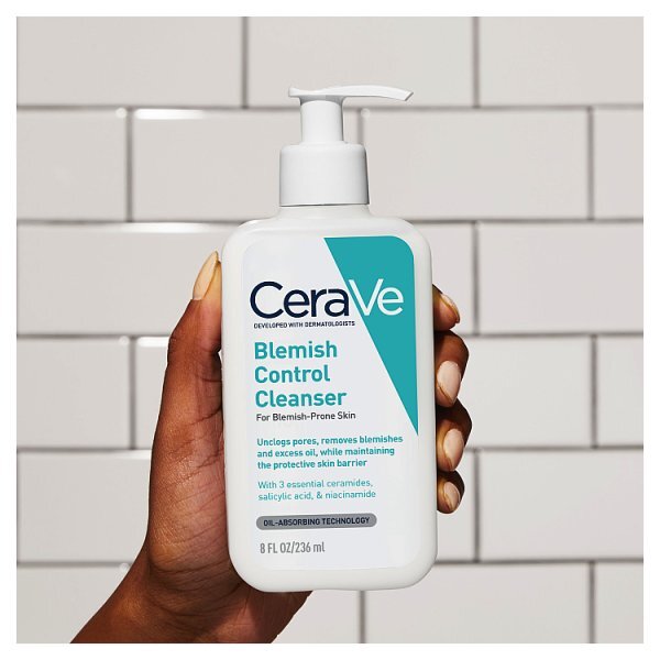 CeraVe Blemish Control Cleanser with Salicylic Acid & Niacinamide for Blemish-Prone Skin 236ml