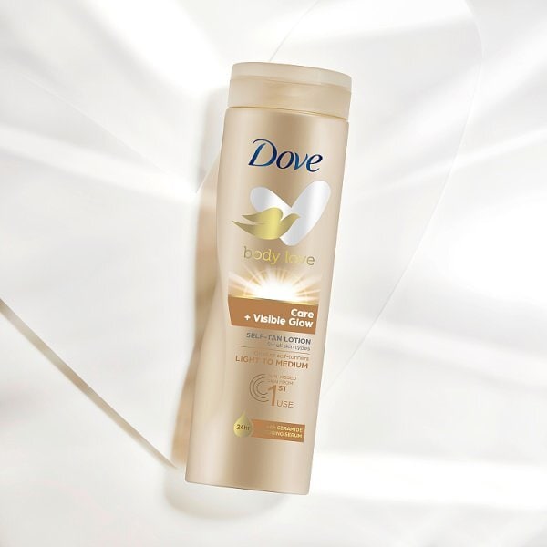 Dove Care + Visible Glow Light to Medium Self Tan Lotion 400 ml