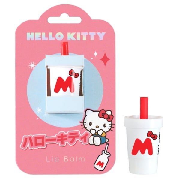 Hello Kitty Milk Bottle Lip Balm 3.5g Gift