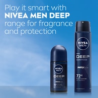 NIVEA MEN Deep 72H Anti-Perspirant Roll-On Deodorant 50ml