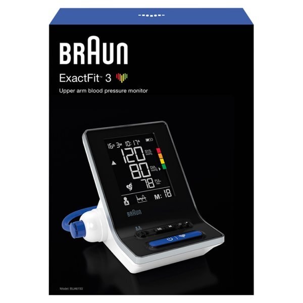 Braun Exactfit3 Upper Arm Blood Pressure Monitor