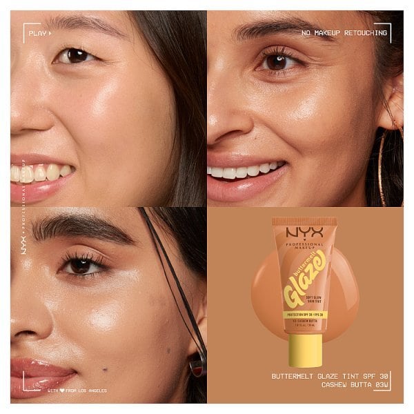NYX Professional Makeup Buttermelt Glaze Skin Tint + SPF30 Foundation