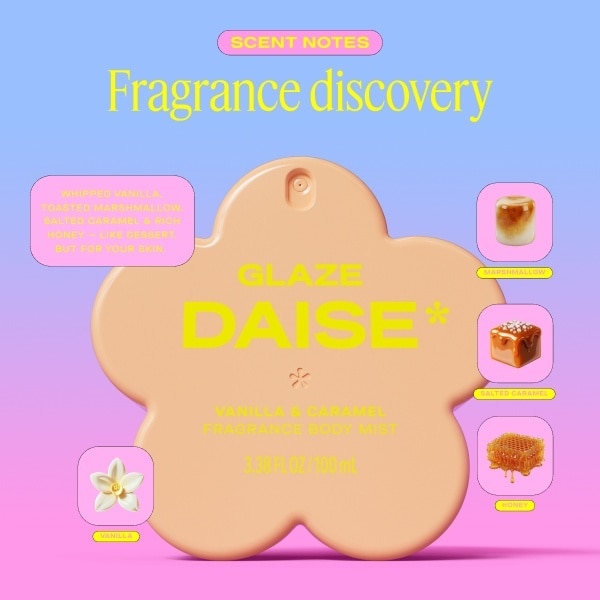 Daise Fragrance Body Mist Vanilla & Caramel 100 Ml