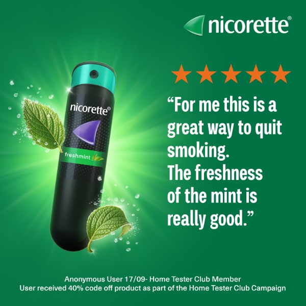 Nicorette QuickMist 1mg Mouthspray Duo (Stop Smoking)