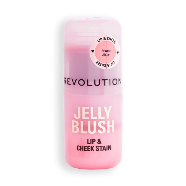 Revolution Jelly Blush Stick Lip Cheek Stain Peach Orange