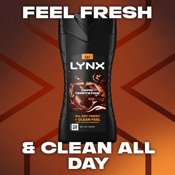 Lynx Bodywash Shower Gel Dark Temptation 225ml