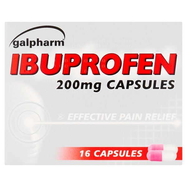 Superdrug Ibuprofen Caplets 200Mg X 16