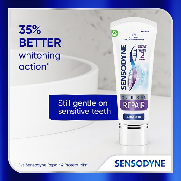 Sensodyne Clinical Repair Active White Sensitive Toothpaste