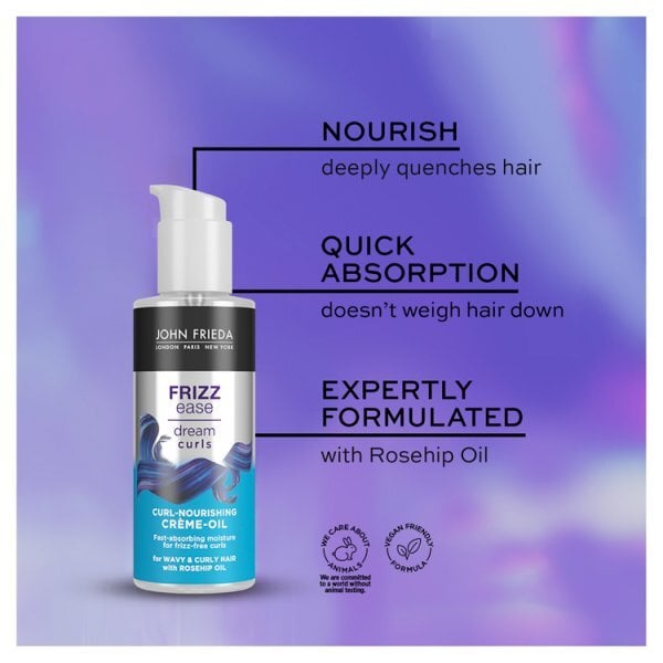 John Frieda Frizz Ease Dream Curls Nourish Creme Oil 100ml