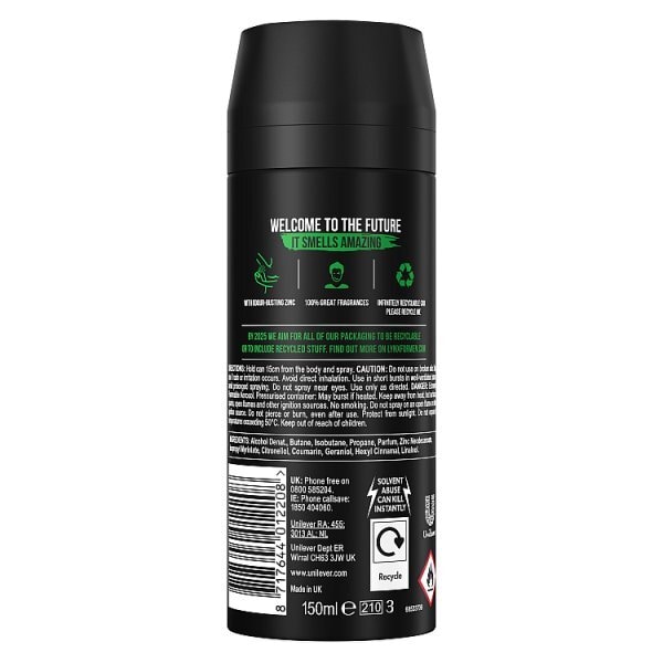 Lynx Deodorant Aerosol Bodyspray Africa 150ml