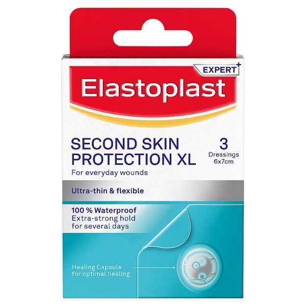 Elastoplast Second Skin Protection Xl Dressings 3 Pack