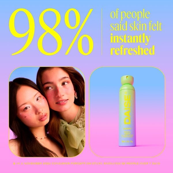 Daise All Body Spray & Deodorant Happy 120ml