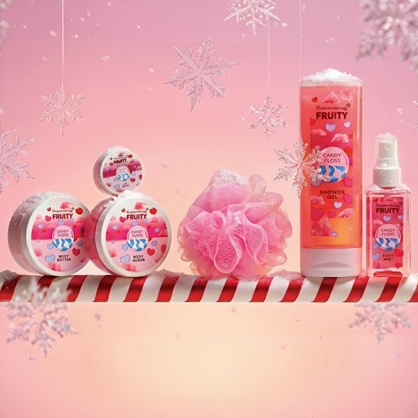 Superdrug Fruity Candyfloss Body Care & Fragrance Gift Collection