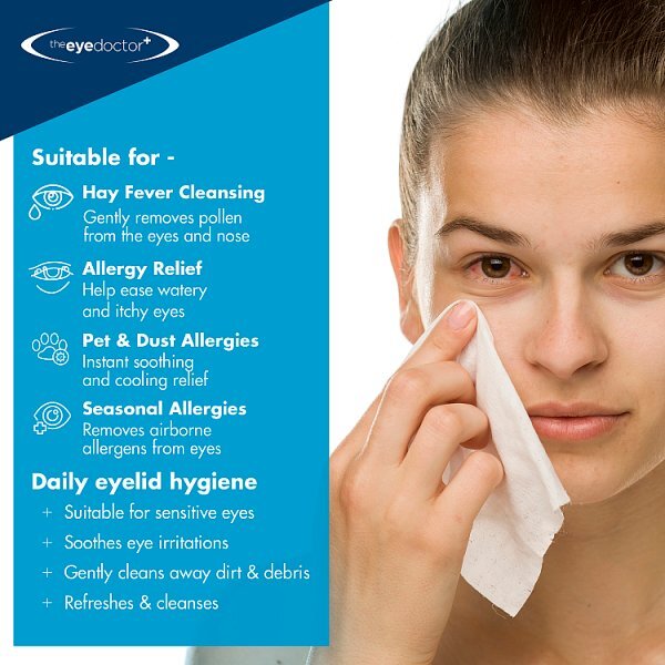 The Eye Doctor Allergy Eyelid Wipes