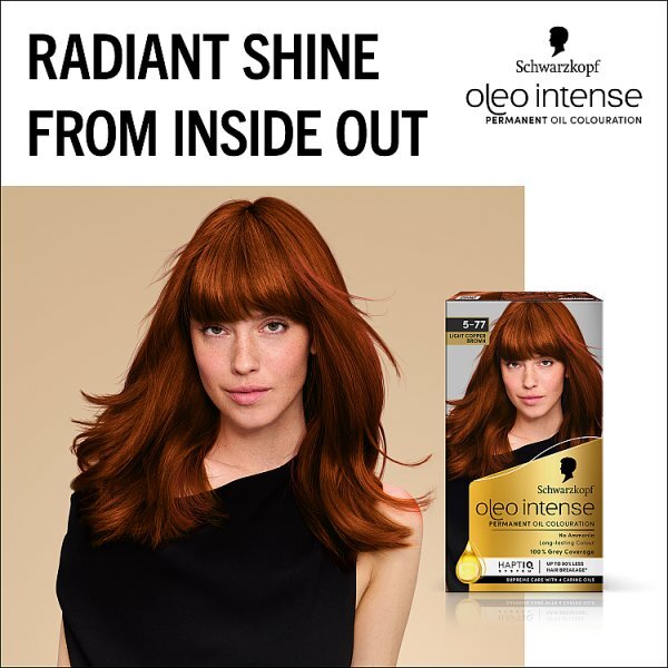 DNR Schwarzkopf Oleo Intense Light Copper Brown Hair Dye