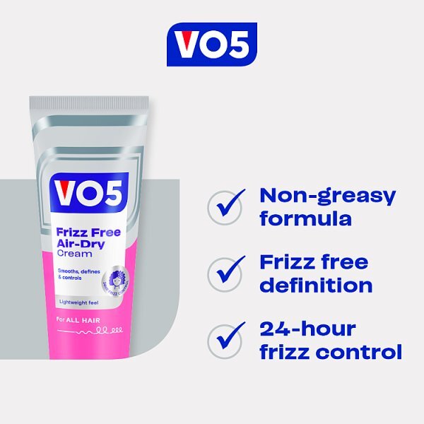 VO5 Frizz Free Hair Cream for dry dull hair 125ml