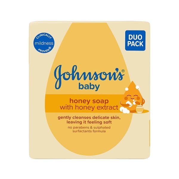 Johnsons Baby Soap Honey 90G 2Pck
