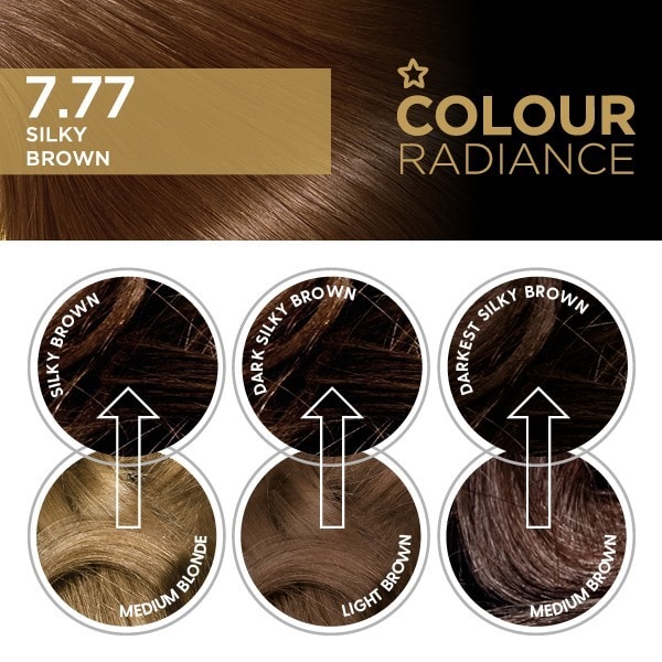 Superdrug Colour Radiance Silky Brown 7.77