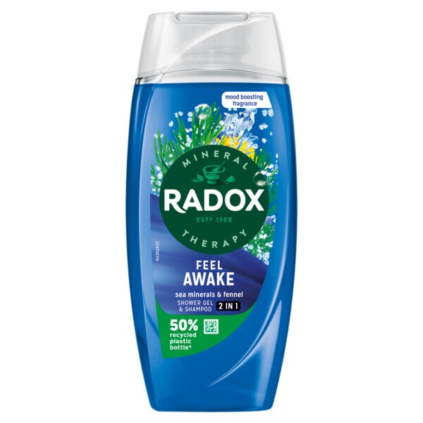 Radox Feel Awake 2-in-1 Shower Gel & Shampoo 225 ml