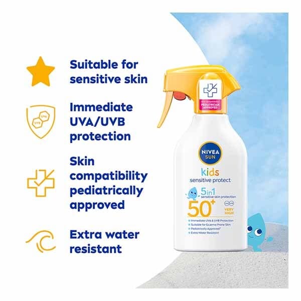 Nivea Sun Babies & Kids Sensitive Spray Sun Cream Spf50