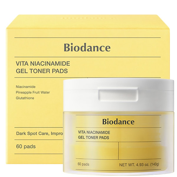 [Biodance] Vita Niacinamide Gel Toner Pads 60Pads