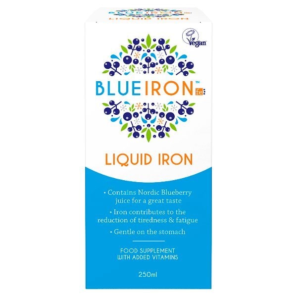 Blueiron Liquid Iron Supplement With Added Vitamins 250ml