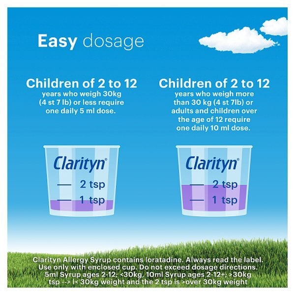 Clarityn Allergy 1mg/ml Syrup Mixed Berries Flavour 60ml