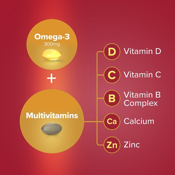 Seven Seas Omega 3 & Multivitamins Man 50+ Duo