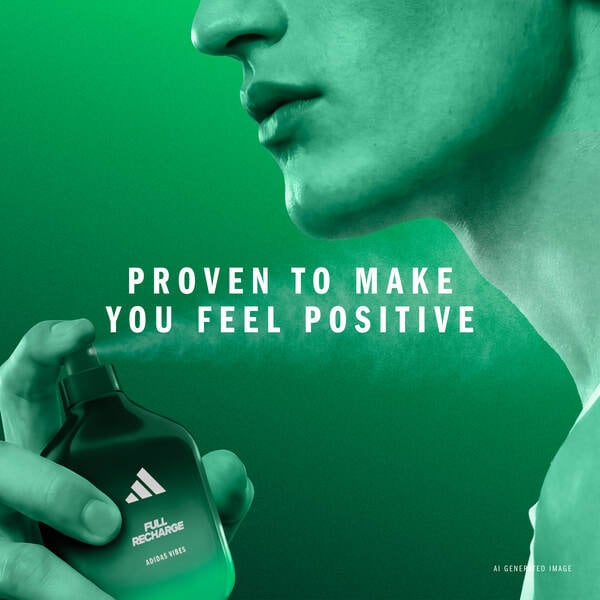 adidas Vibes Full Recharge Eau de Parfum, For All, 100ml