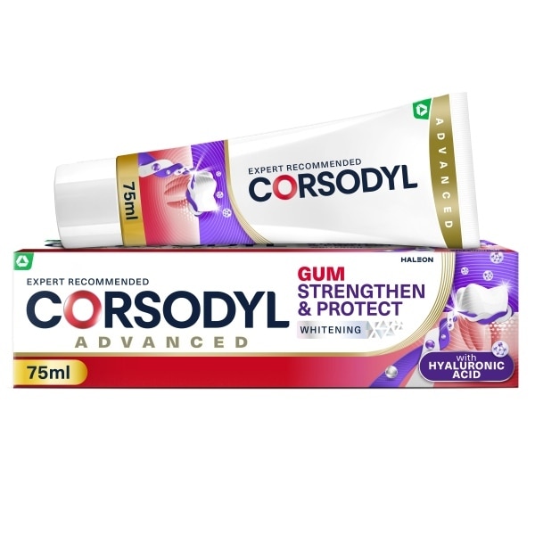 Corsodyl Gum Strengthen & Protect Whitening Toothpaste 75Ml