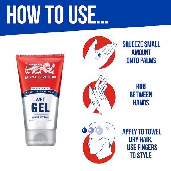 Brylcreem Wet Effect Hair Gel 150ml