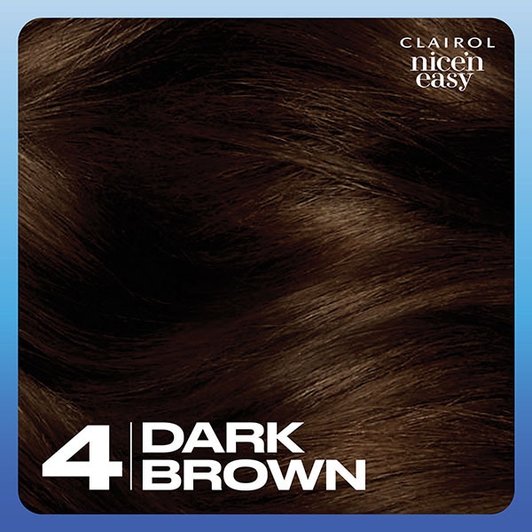Clairol Nice'n Easy Hair Dye 4 Dark Brown